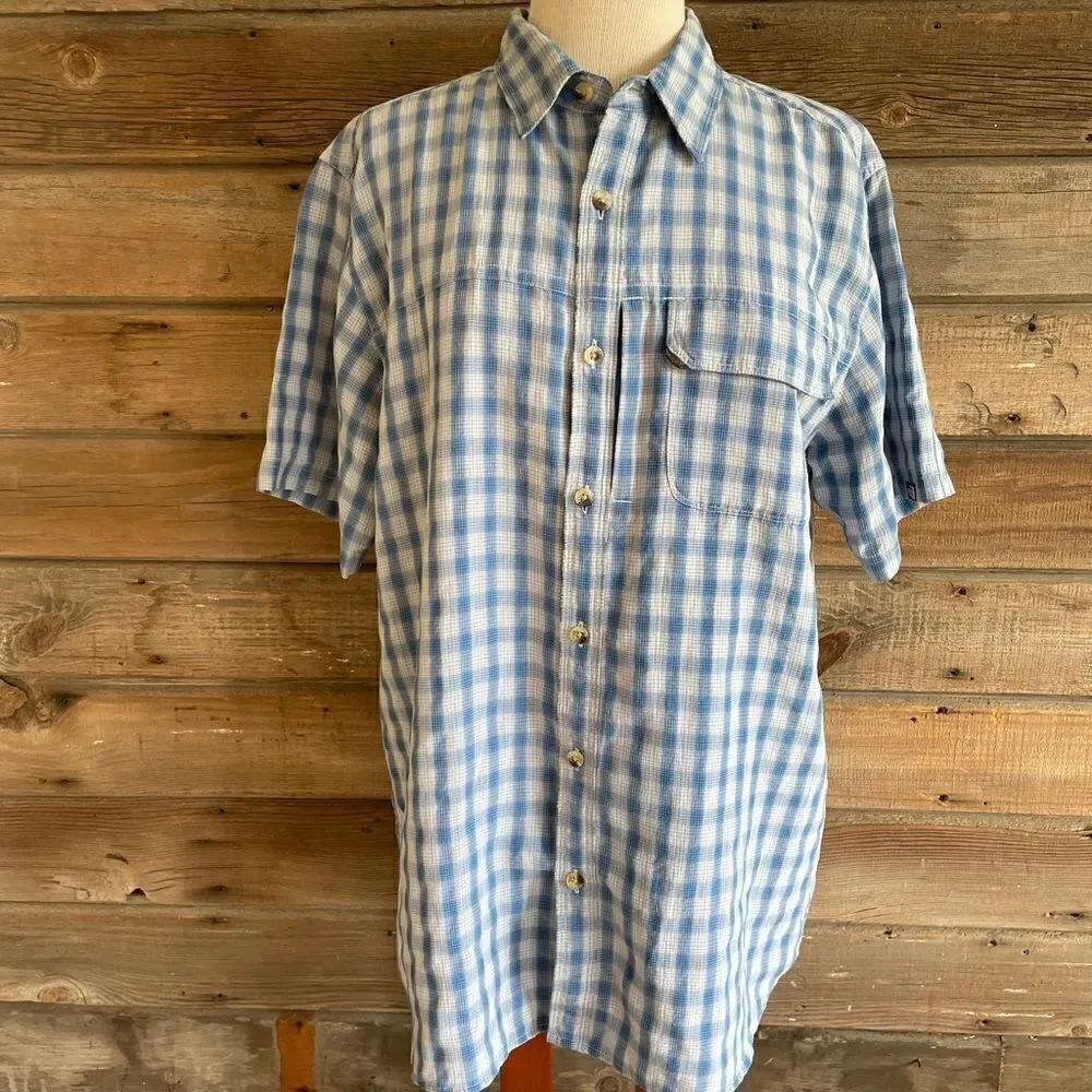 North Face Button Down Shirt Size L EUC